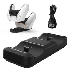 Dual USB Charger Station Dock Fast Charging Stand USB Port For PS5 Controller
