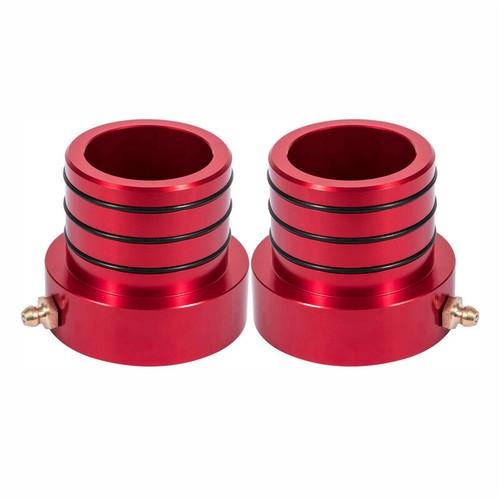 Par de sellos de tubo de eje delantero 2 piezas rojo para Jeep Wrangler JK TJ XJ ZJ MJ Dana 30/44