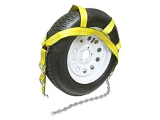 2" Chevron Style Basket Wheel Strap 3 T Hooks 2,000 lbs Classic Yellow HD 1 pc