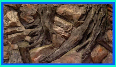 ATG Aquarium 3 D Rückwand Aquariumrückwand Wurzel Felsen 50x30cm bis 200x60cm