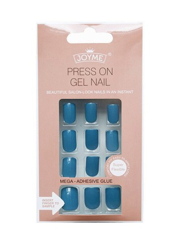 Nails Art Fake Nail Wearable Nails Solid Colored False Nails Detachable ↑ - Picture 11 of 19