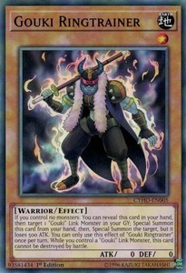 Gouki Ringtrainer - CYHO-EN005 - Common - 1st Edition x3 - Near Mint