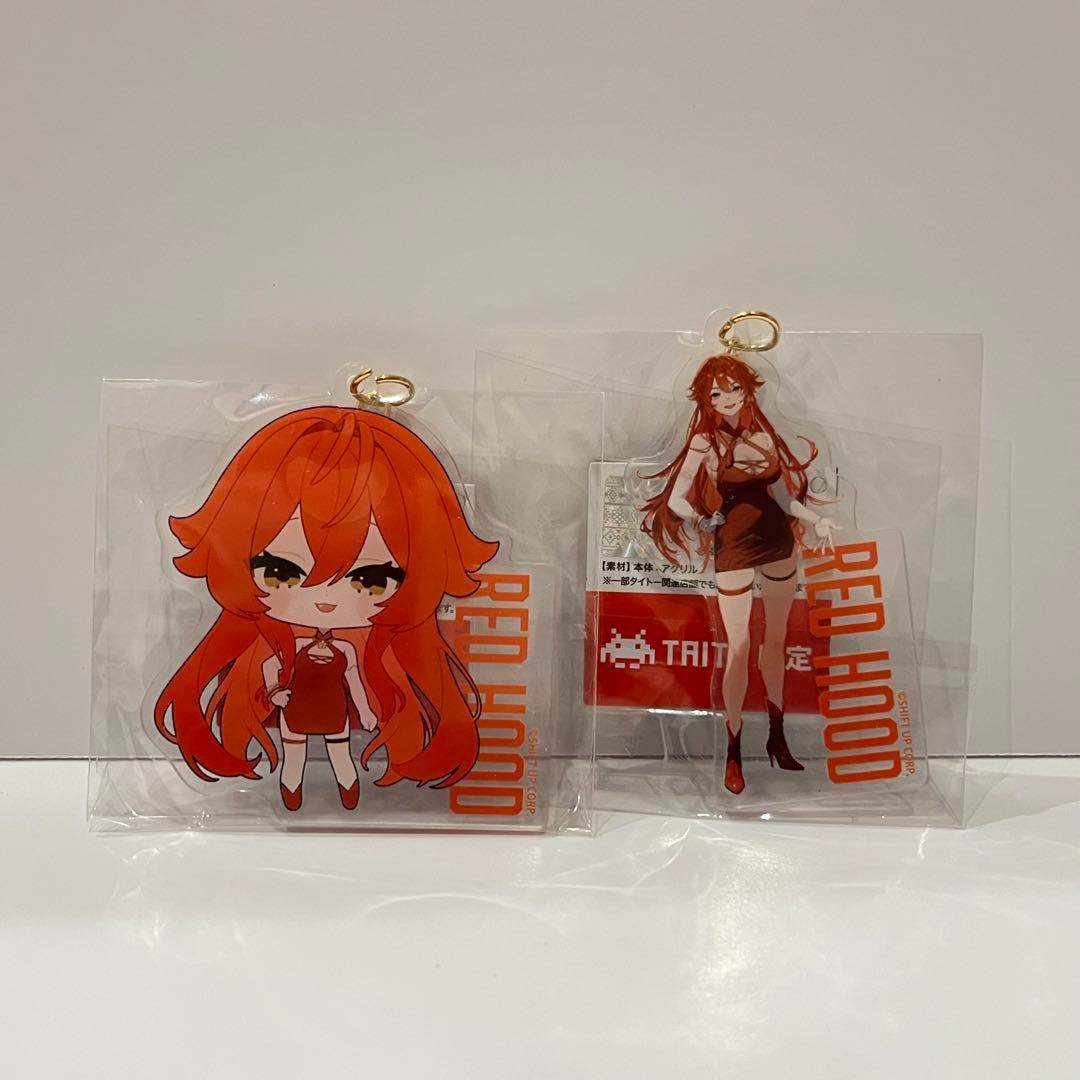 Goddess of Victory NIKKE Acrylic Keychain Spring Colors Red Hood