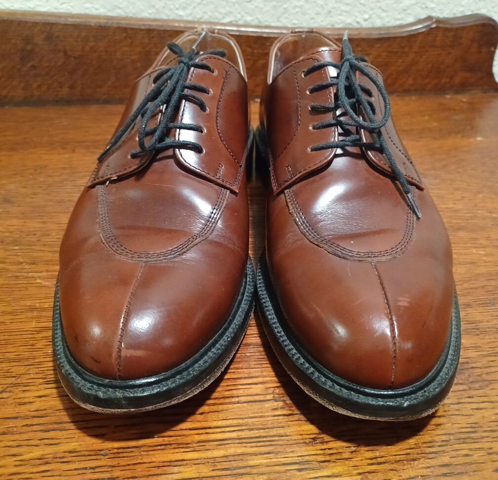 John Mac Gray Brown All Leather Split Toe Derby L… - image 2