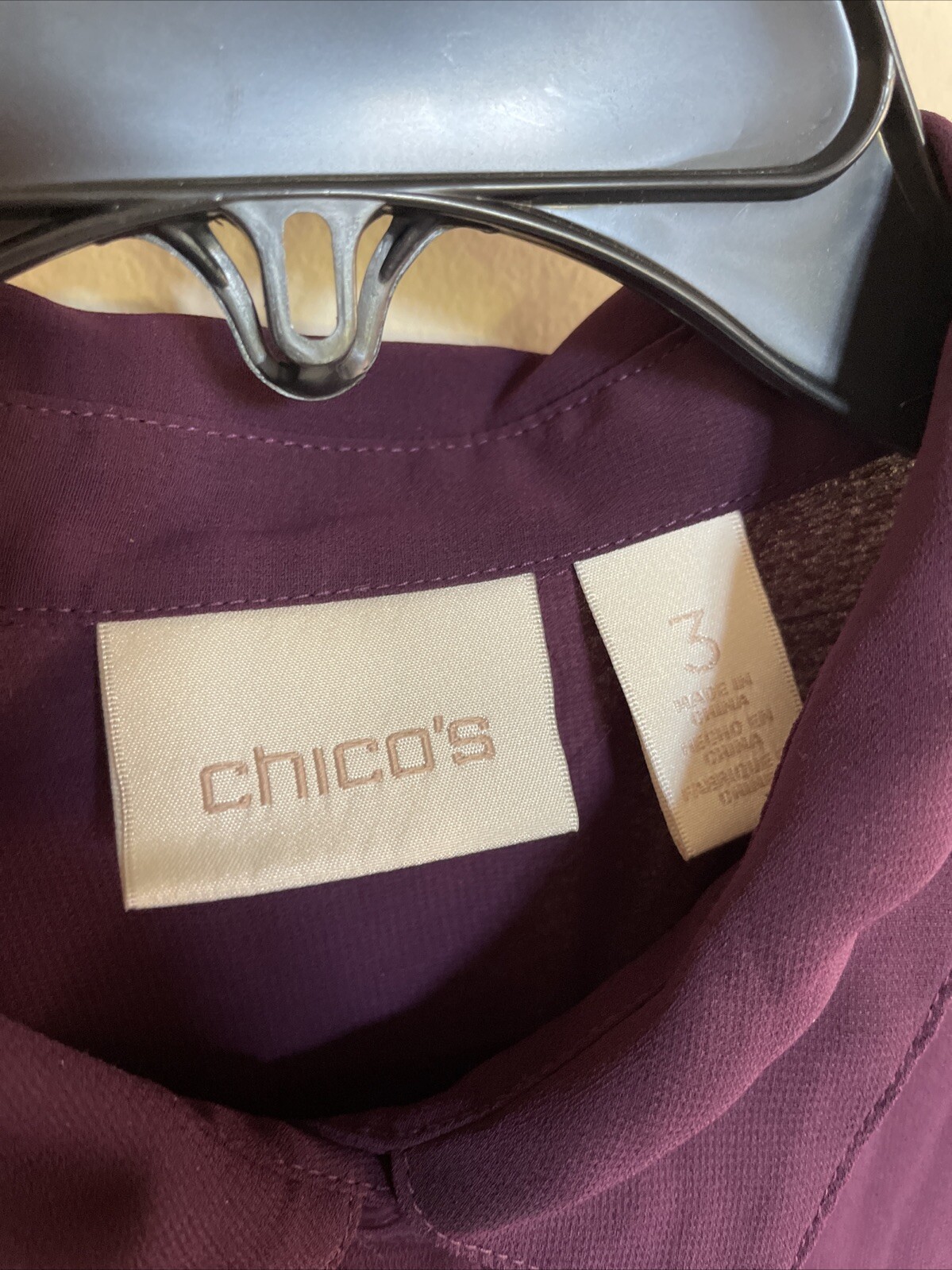 Chico’s Polyester Adjustable Long Sleeve Purple B… - image 2