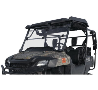 Quad Boss Windbreak Folding Windshields Clear V000263-12200Q