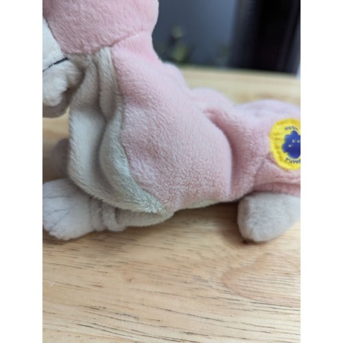 Applause Hush Puppies Passion Pink Basset Hound Bean Bag stuffed toy #3 5 inch - Picture 6 of 11