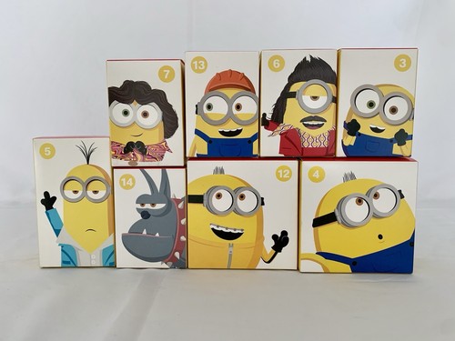 Lot 9 figurines a Monter Les MINIONS 2 Mcdo Happy meal McDonald's 2021