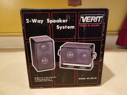 Vintage VERIT 2 Way Speaker SystemMode, # MS-50 - Weatherized, in ...