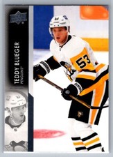 2021-22 Upper Deck Series 2 Teddy Blueger #387 Pittsburgh Penguins