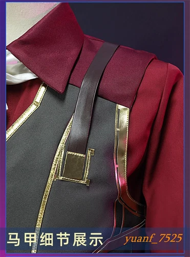 LOL League of Legends Arcane Hilko Cosplay Suit Game Halloween Costume 4813 New - Picture 22 of 24