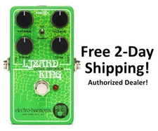 New Electro-Harmonix EHX Lizard King Bass Octave Fuzz Guitar Effects Pedal