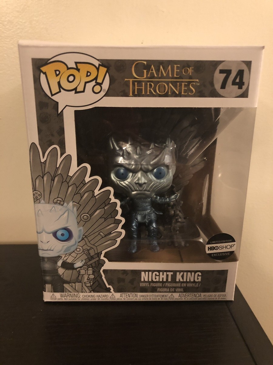 HBO Shop Metallic Night King Funko EXCLUSIVE Bundle #1 IN HAND