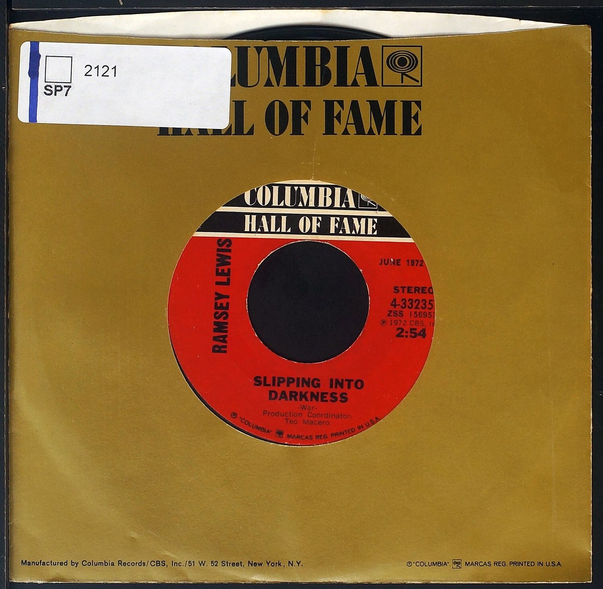 洋楽 ALCHEMIST  SLIPPING INTO DARKNESS 7inch Hit-Boy & The Alchemist - Slipping Into Darkness (AUDIO