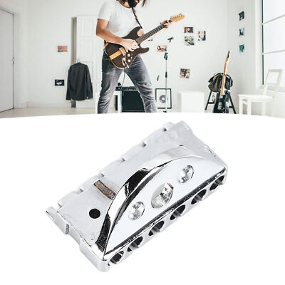 (Silber) Headless Gitarre String Lock 6 String E-Gitarre Bridge Locking