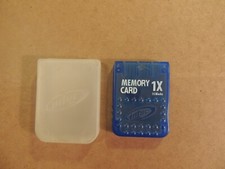 PS1 Playstation 1 PSOne 15 Blocks Memory Card Intec with Case