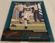 2020 Playbook Football CJ Henderson Jacksonville Jaguars Orange Rookie #182