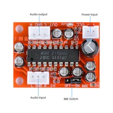 NEW NJM2150 BBE Tone Preamplifier Board Treble Bass Sound Effect Exciter Boosts