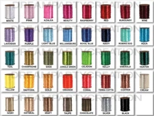 1/4" PEARLIZED Synthetic Raffia Ribbon Choose Color & 10 Or 100 Yards 