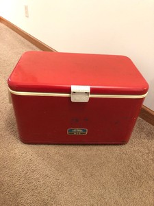 old thermos cooler
