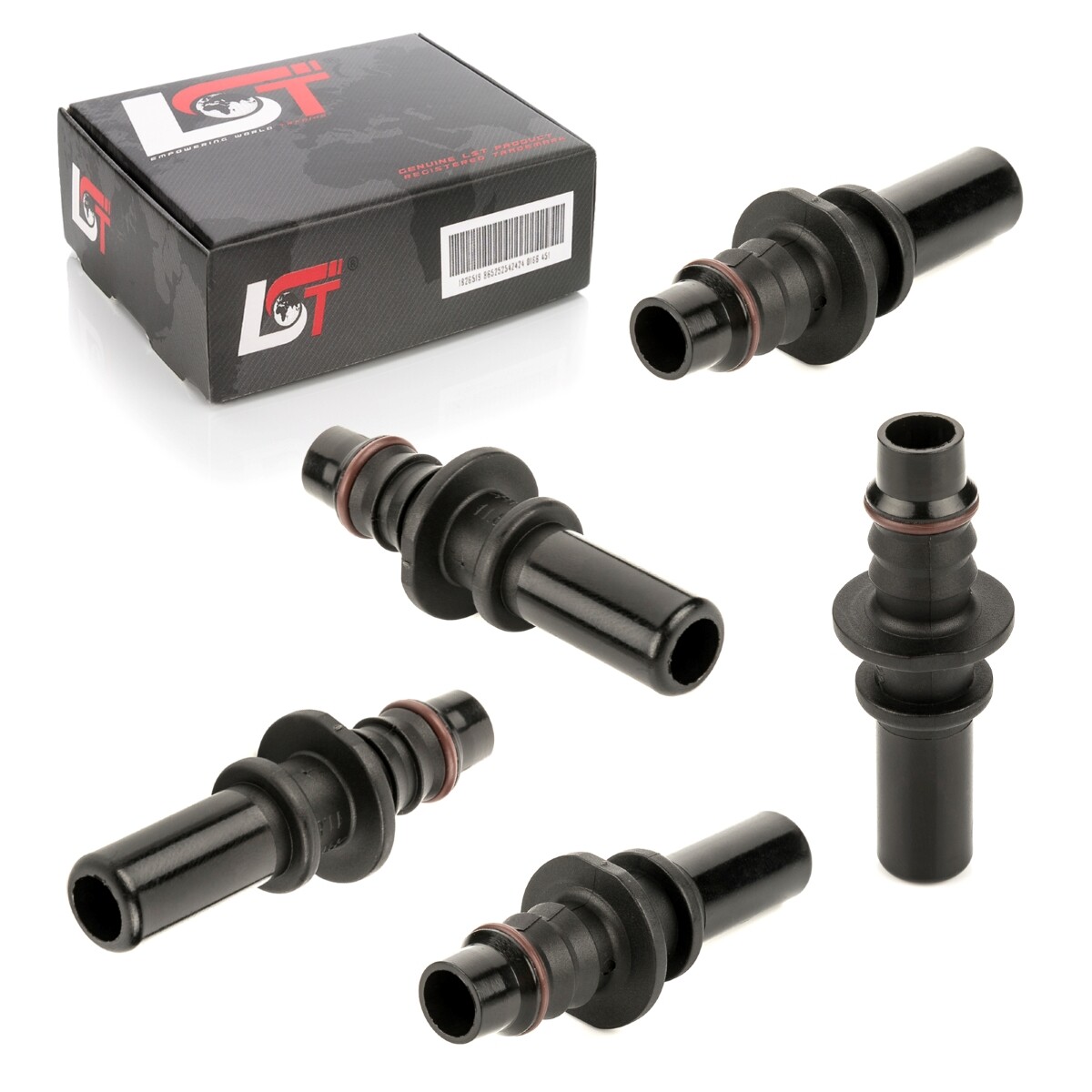 5x Counterpart Quick Release Fuel Line Coupling Straight 11.8 - 12 mm