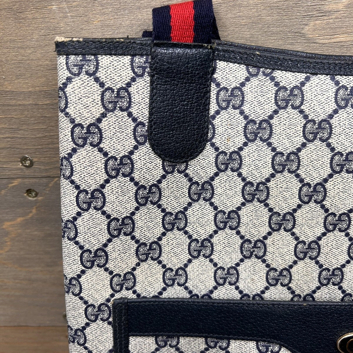 Vintage Gucci Accessory Collection GG Monogram Tote Bag