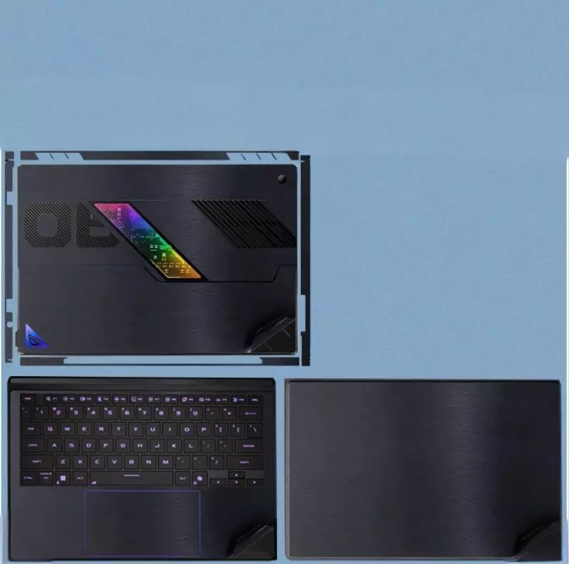 Cover pelle adesivo vinile carbonio per ASUS ROG Flow X16 GV601 GV601RW
