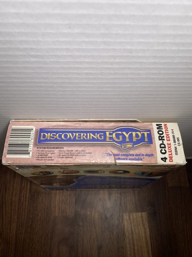 Discovering Egypt 4 CD-Rom Set Big Box PC Computer Software Topics Entertainment - Picture 5 of 9