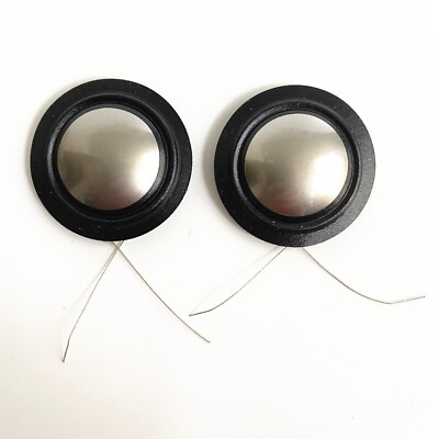2 Aft 1'' Titanium Dome Tweeter Diaphragms for MB Quart RTC-25, QTD-25 Repair 8Ω
