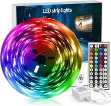 DAYBETTER Led Strip Lights 32.8 ft RGB Color Changing 32.8FT, Multicolor 