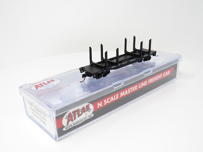 #ad Atlas N 50006292 Northern Pacific NP 45#x27; Logging Flatcar Freight Car N Scale $23.96