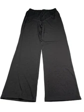 Kouaer Black Elastic High Waist Pull-On Stretchy Pants Womens Sz Medium Pockets
