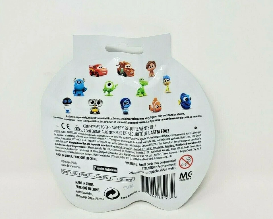 Mattel Pixar Minis Blind Mystery Bag Brand New Factory Sealed Collect All 12 - image 2 of 3