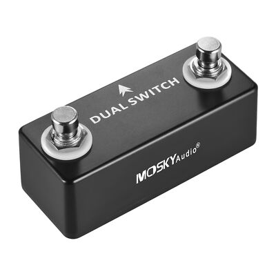 MOSKYAudio DUAL SWITCH Dual Footswitch Foot Switch Pedal Full