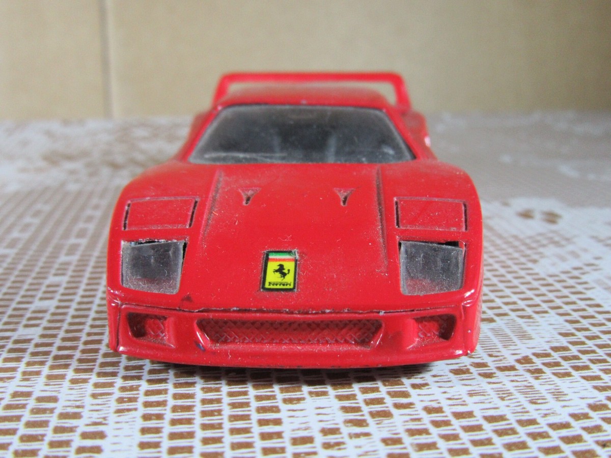 A188 Maisto Shell Ferrari F40 Supercar Red 1:39 Toy Tested