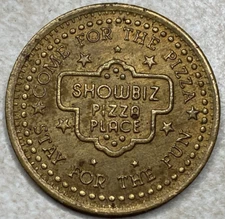 Showbiz Pizza Place Arcade Game Token T5309