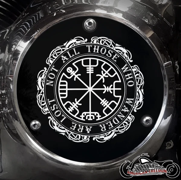 Harley Davidson 3 Hole Derby Clutch Cover 1970-1998 EVO Shovelhead - Vegvisir - Bild 1 von 1