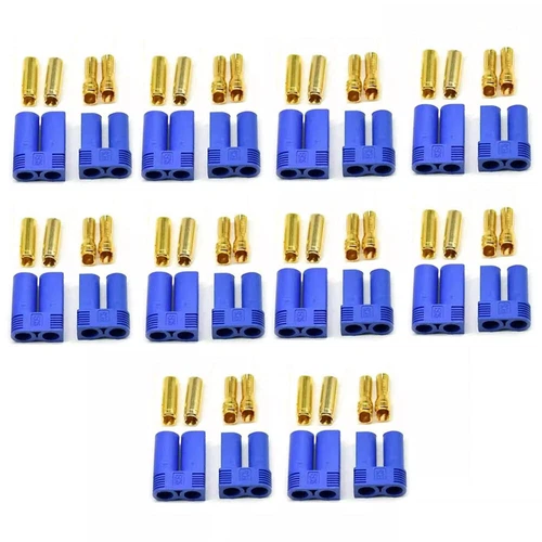 20-Pairs For EC5 Device Connector Plugs For RC Car Plane Helicopter Battery Lipo - Bild 16 von 18