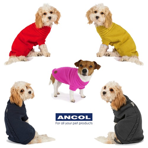 Ancol Dog Jumper Cable Knit Winter 