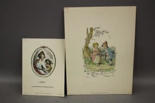 Vintage Primitive Lithographs of BERNARD France