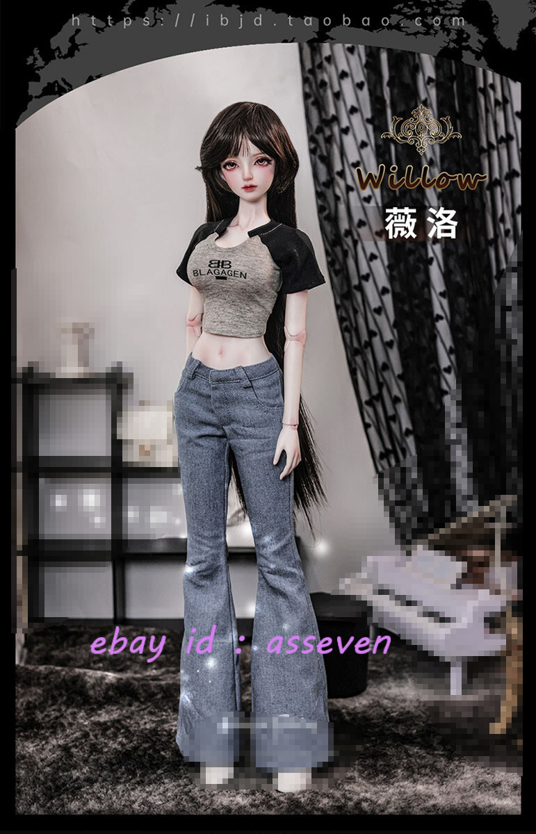 1/3 BJD Willow Joined Doll Fashion Master Resin handmade makeup Figure In  Stock