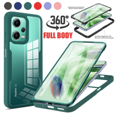 Full Body 360° Case For Xiaomi Redmi Note 14 12 11 10 Pro 14T 13T Poco X5 Cover