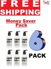 6 x Liquid Silk Water Based Lubricant 250ml (EXP:-12/2027)