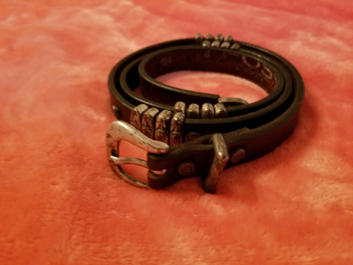 Fossil Women\'s Reversible Belt Brown Black Leather Silver Buckle Classic Medium Amazon.com: Fossil Men main image 4