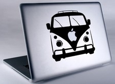 VW Bus Hippie Volkswagen Apple Macbook Laptop Air Pro Vinyl Decal Sticker Skin