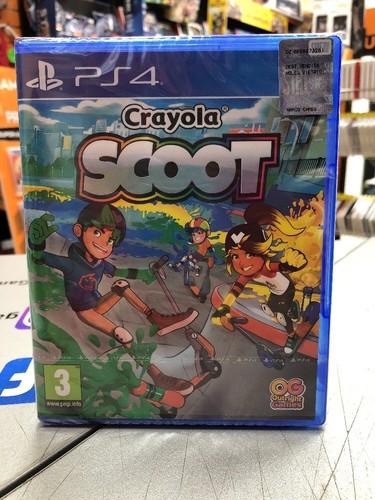 Crayola Scoot Ita PS4 NUOVO SIGILLATO - Zdjęcie 1 z 2