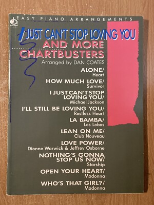 I Just Can t Stop Loving You & More Chartbusters by Dan Coates Piano Songbook