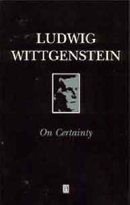 On Certainty by Ludwig Wittgenstein (Paperback, 1975)