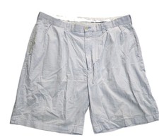 Polo Ralph Lauren Cargo Shorts Mens 38 Blue White Striped Seersucker Golf Preppy