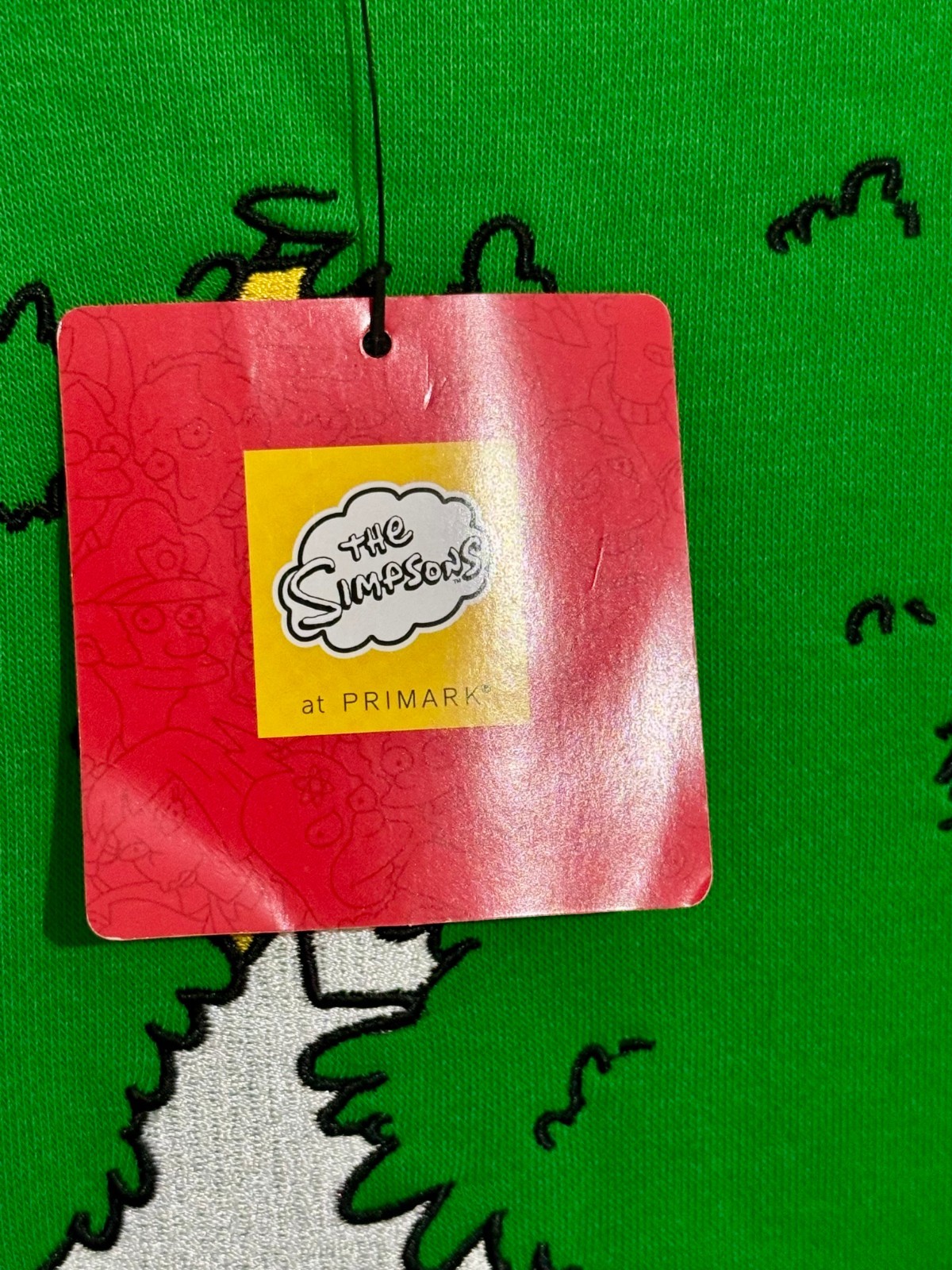 Homer Simpson Bush Hedge Funny Meme Jumper Sweater Primark MEDIUM LARGE Men NEW image 4